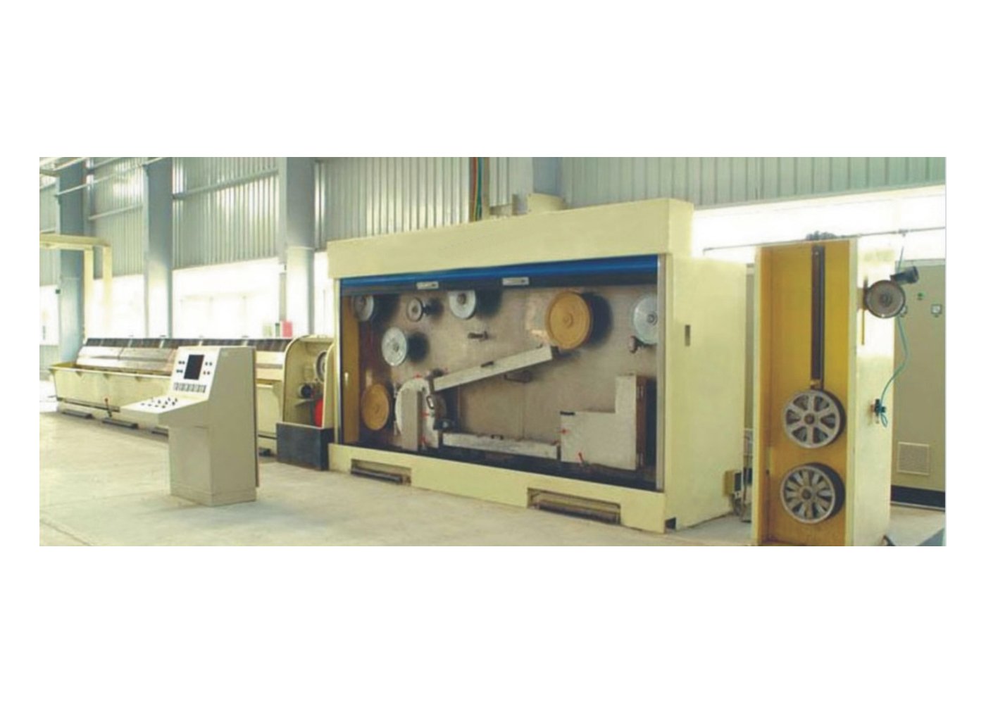 Large Wire Drawing Machine with Continuous Annealing